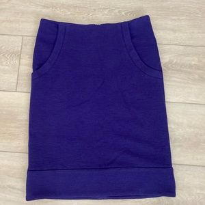 Beautiful wool Italian skirt purple